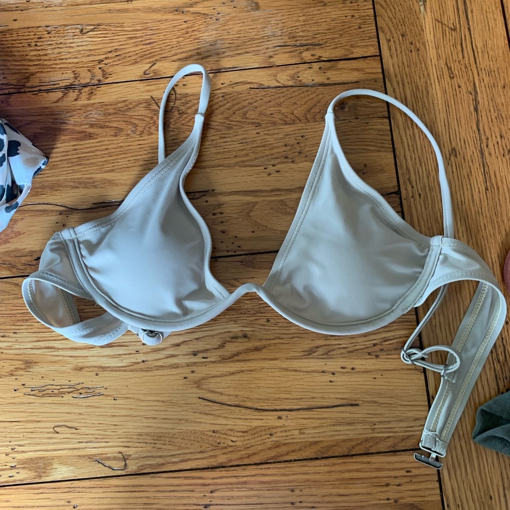 Nude bikini top